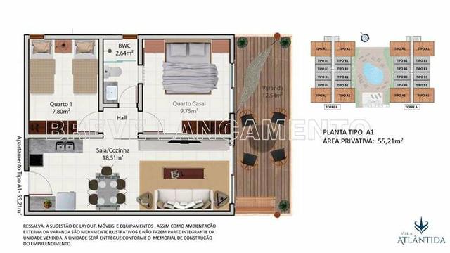 Apartamento em Luiz Correia/ Praia de Atalaia (Vila Atlântida) - Foto 19