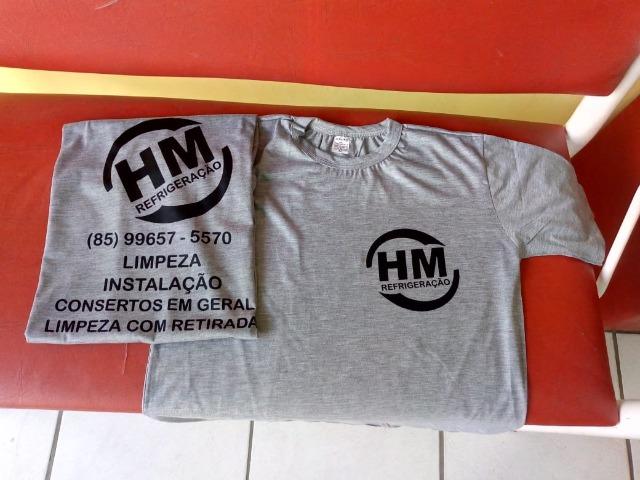 Camisas com a logo da sua empresa ou comércio