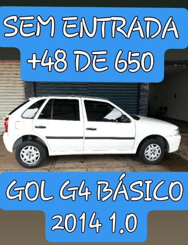 Gol G4 2014 Básico S/ entrada + 48 de 650
