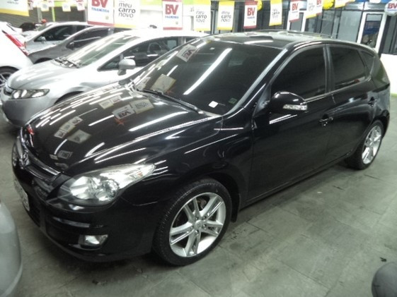 Hiunday I30 GLS 2.0 16v AUT Completo Teto Solar Couro 2010 Preto