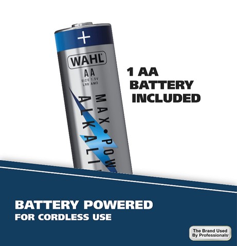 Barbeador elétrico portátil a pilha com iluminação; aparador de pelos faciais. - Foto 4