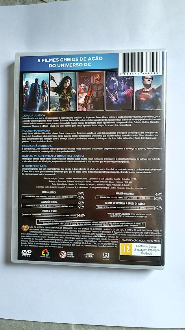 Box dvds de ação, 5 filmes - Foto 2