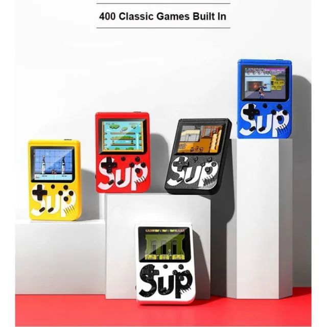 Mini Vídeo Game SUP Portátil 400 in 1 Jogos Retrô Plus 8 Bits