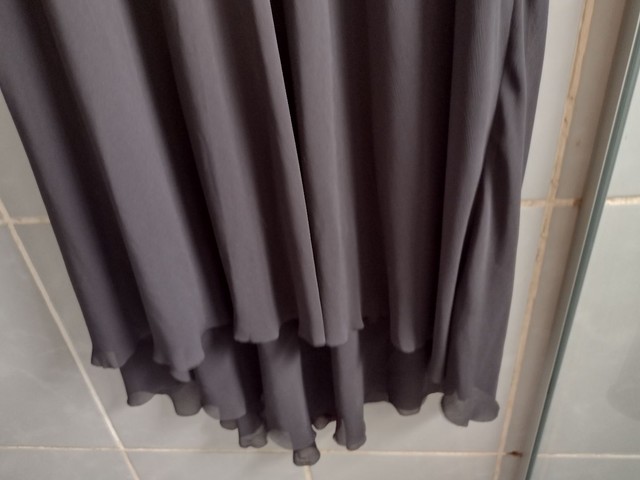 Vestido preto longo veste 34 até 38  - Foto 3