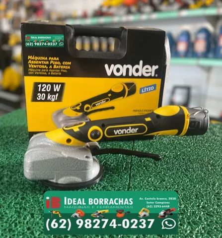 Maquina assentar piso bateria 12v - Vonder