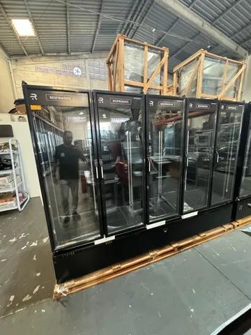 Geladeira expositora auto serviço 5 portas nova com garantia 