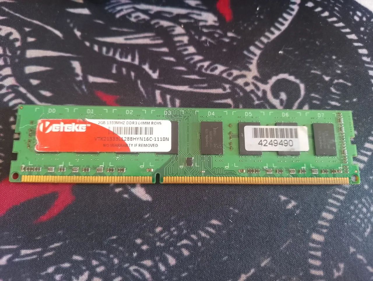 memória RAM 4gb DDR3 1333