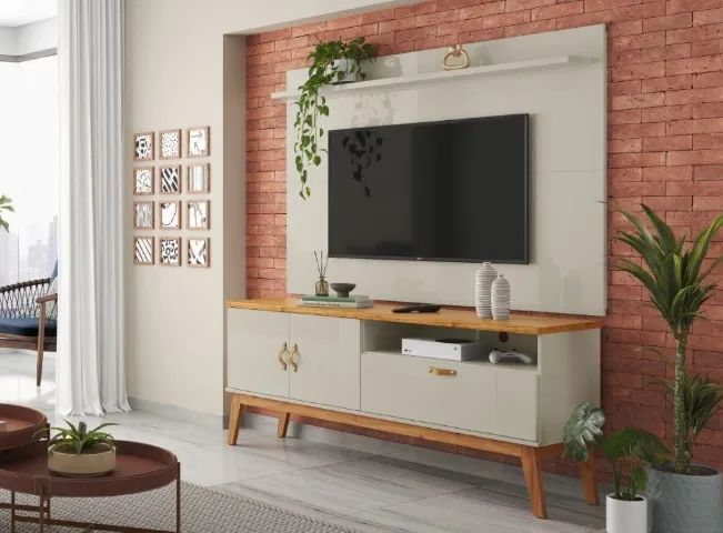 Rack + Painel SI Estilo Retrô Para TV Até 55'' ! Frete e Montagem Grátis.  - Foto 5