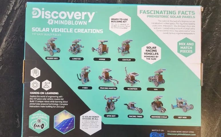 Kit de robô solar STEM 12 em 1 Discovery Mindblown - Foto 2