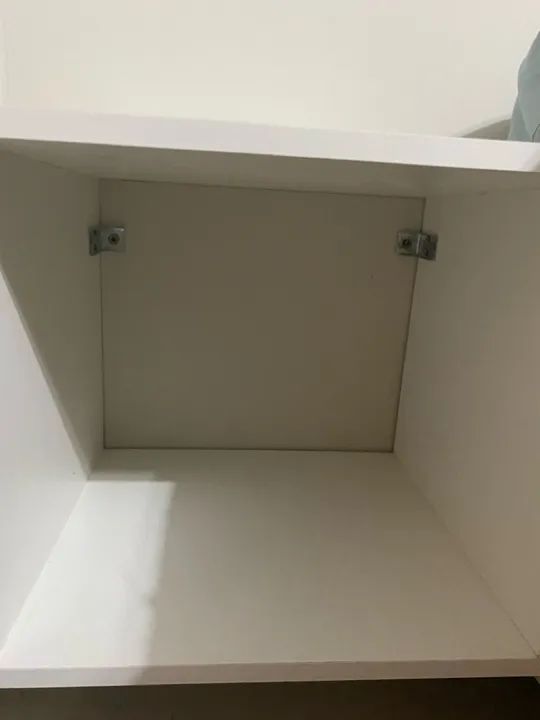 nicho e criado mudo com gaveta branco (envio desmontado) - Foto 6