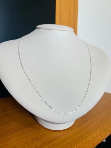 Corrente Piastrine 70cm 1MM Prata 925 