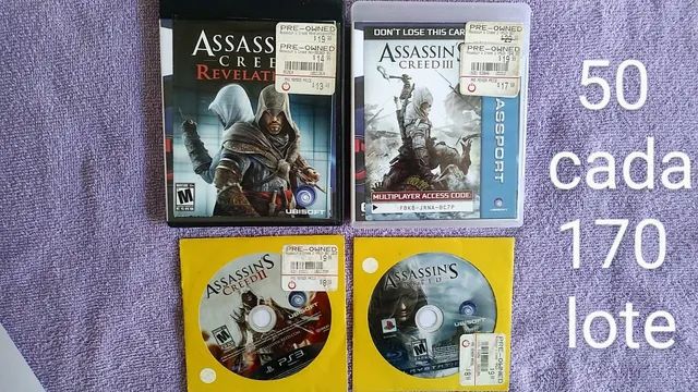 Lote Jogos PS3/PS4 e Xbox 360