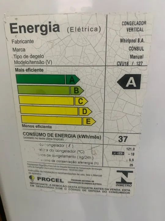 FreezerVertical Consul - Eficiente e Econômico - Foto 2