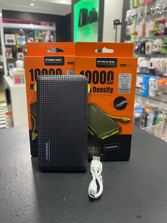 Carregador Portatil Powerbank Pineng PN-951 10.000 mAh  - Foto 2