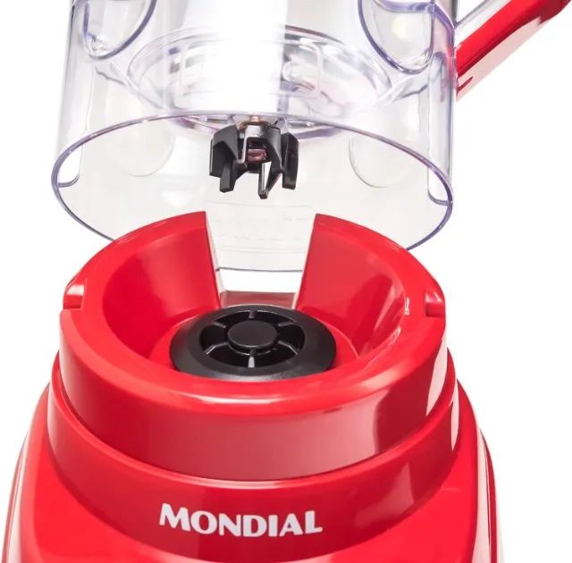 Liquidificador Mondial Turbo Power L-99, 2,2 litros, 550W, c/ filtro RED - 110V (NOVO) - Foto 4
