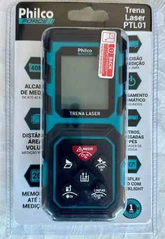 Trena a Laser Philco Profissional de 40m com 3 unidades de medida com Bolsa - Foto 6
