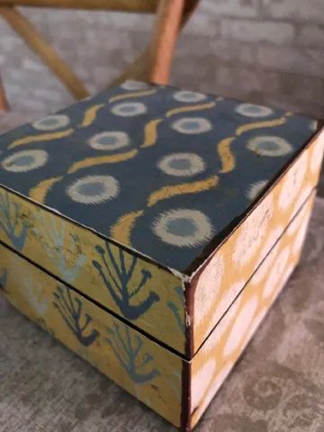 KIT 3 caixas indianas porta joias ou decorativas  - Foto 4