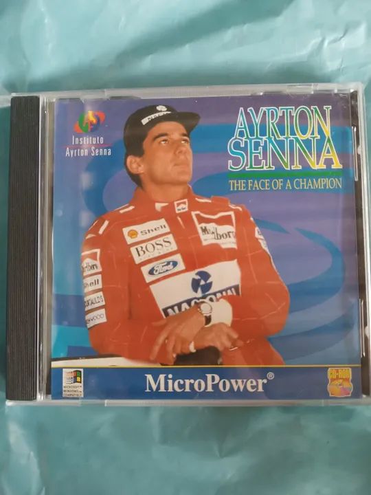 Cd ROM PC Ayrton Senna - The Face of a Champion micropower windows