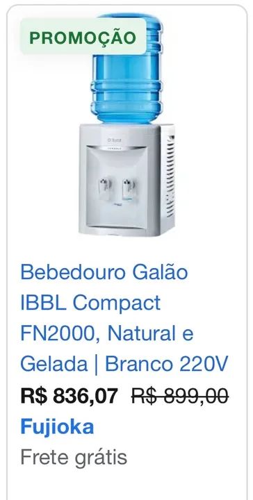 Bebedouro IBBL Compact - Água Gelada e Natural - Foto 5