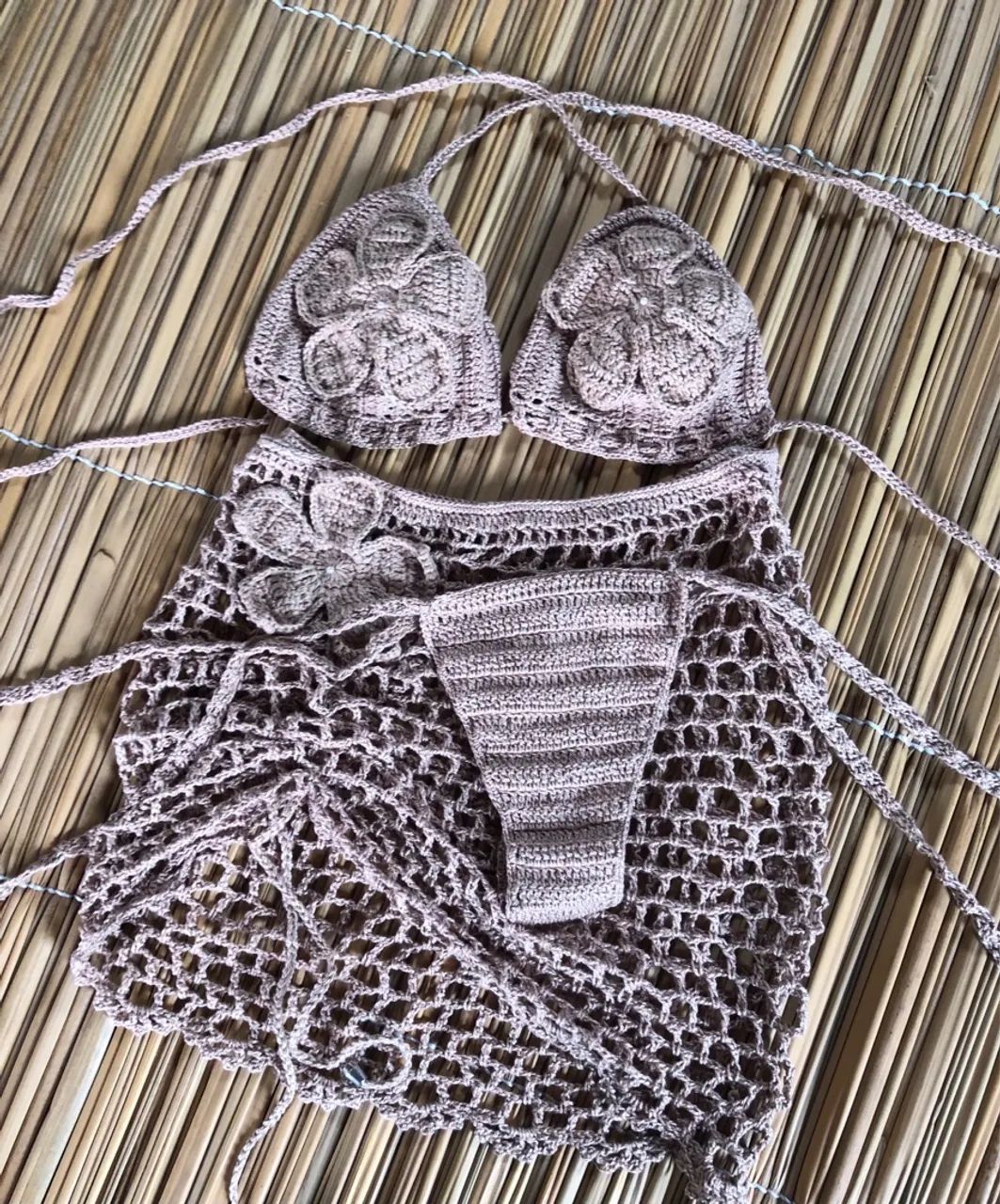 Biquíni de crochê artesanal - Foto 4