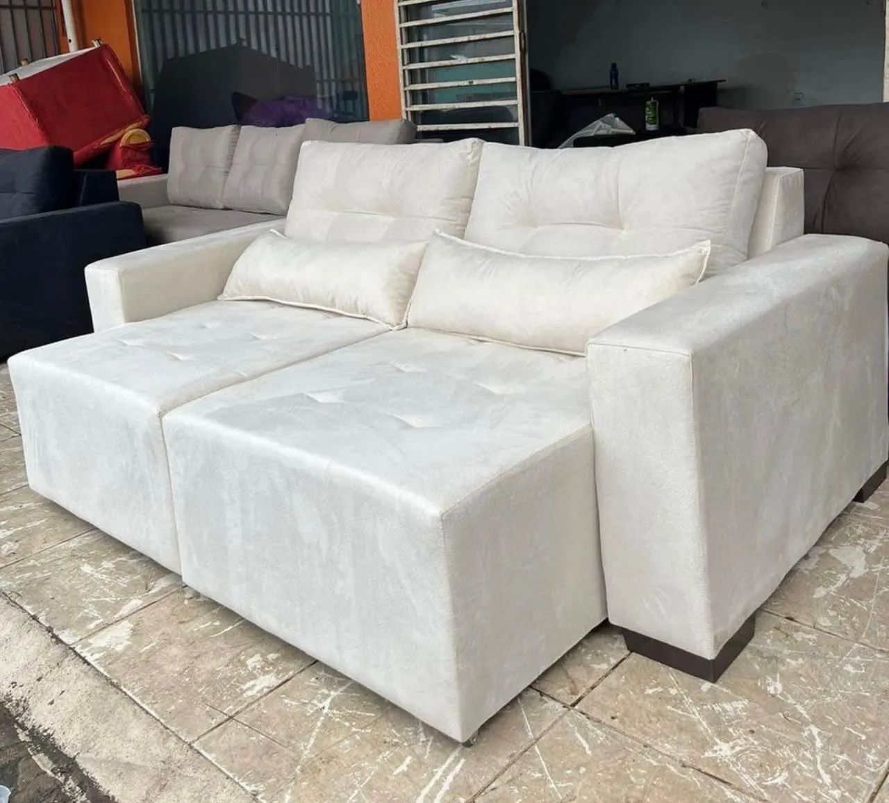 PROMOÇÃO SOFÁ RETRÁTIL 2 METROS  - Foto 5