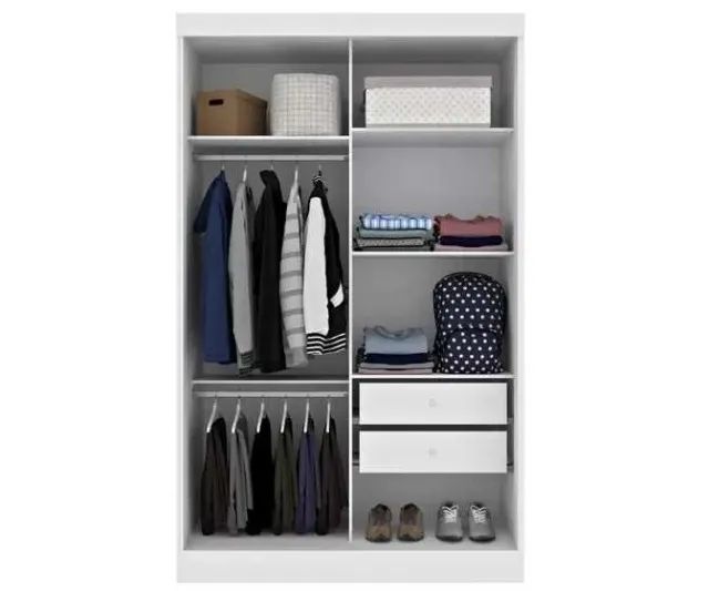 Guarda Roupa Solteiro 2 Portas 2 Gavetas Novo varios modelos - Foto 3