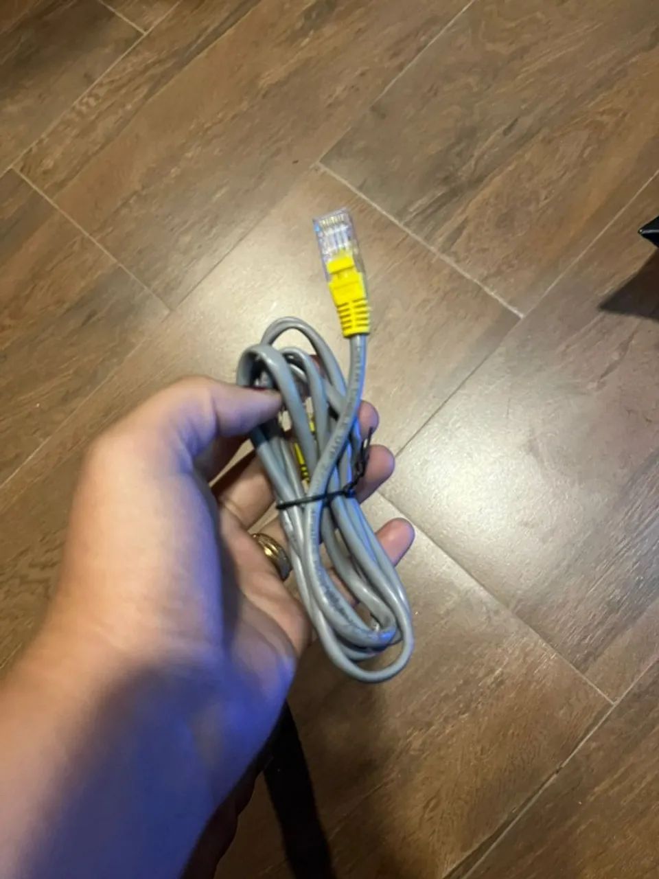 Cabo de rede internet Montado RJ45 CInza 2.5 Metros - Foto 2