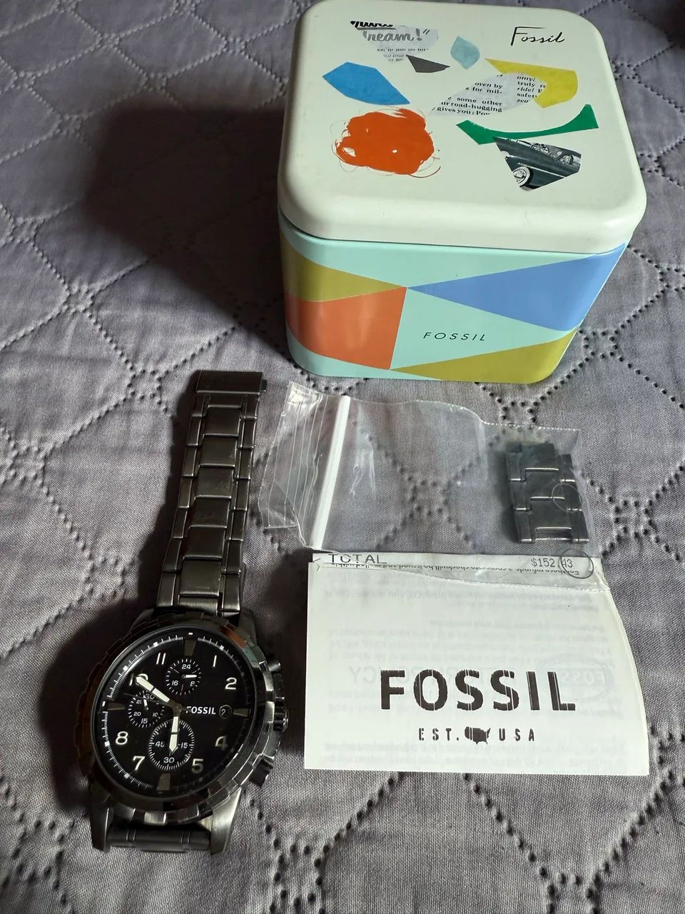 Rel ógio Fóssil FS4721 Original - Foto 2
