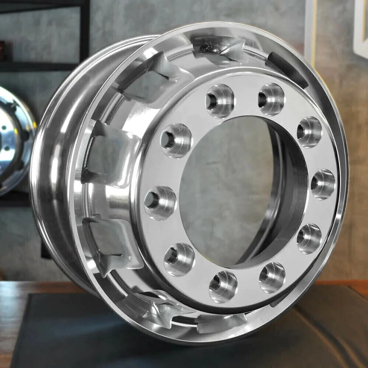 Roda de Alumínio GT5 Caminhão Aro 22,5 x 8,25 Oficial Copa Truck - Italspeed