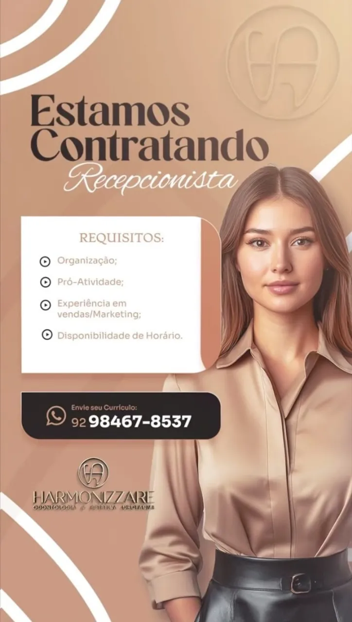 Secretária - Consultório Odontológico - Com Experiência