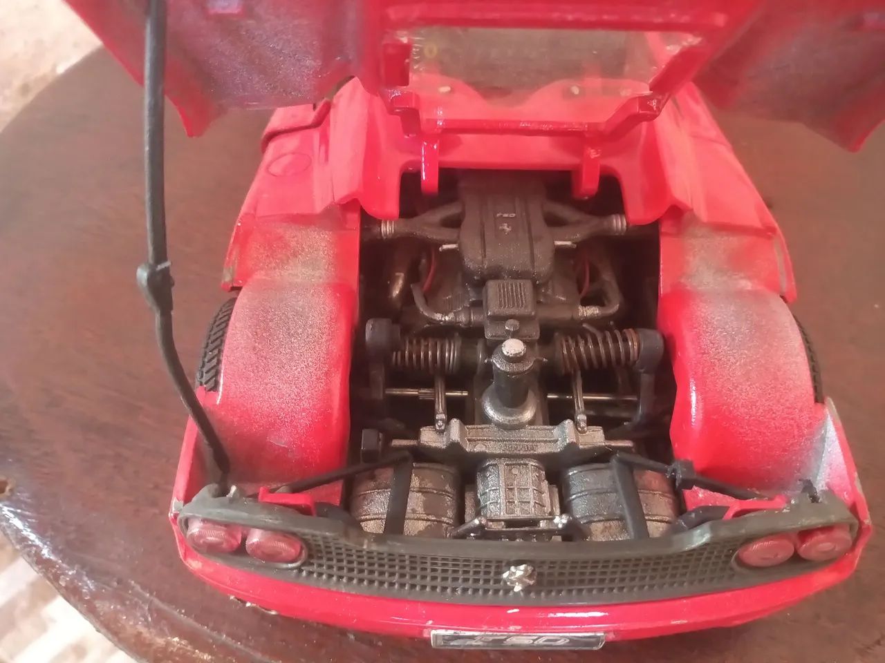 Miniatura Ferrari F50 Vermelha - Foto 2