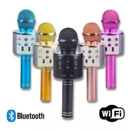 Microfone karaokê Bluetooth 5.0