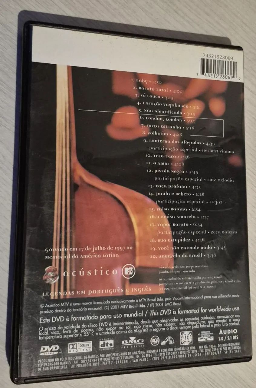 DVD Gal Costa MTV Acústico  - Foto 2