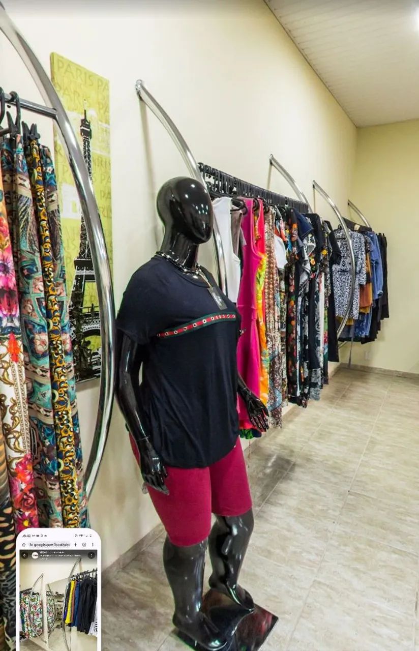 Estrutura completa de loja de moda feminina Equipamentos Para