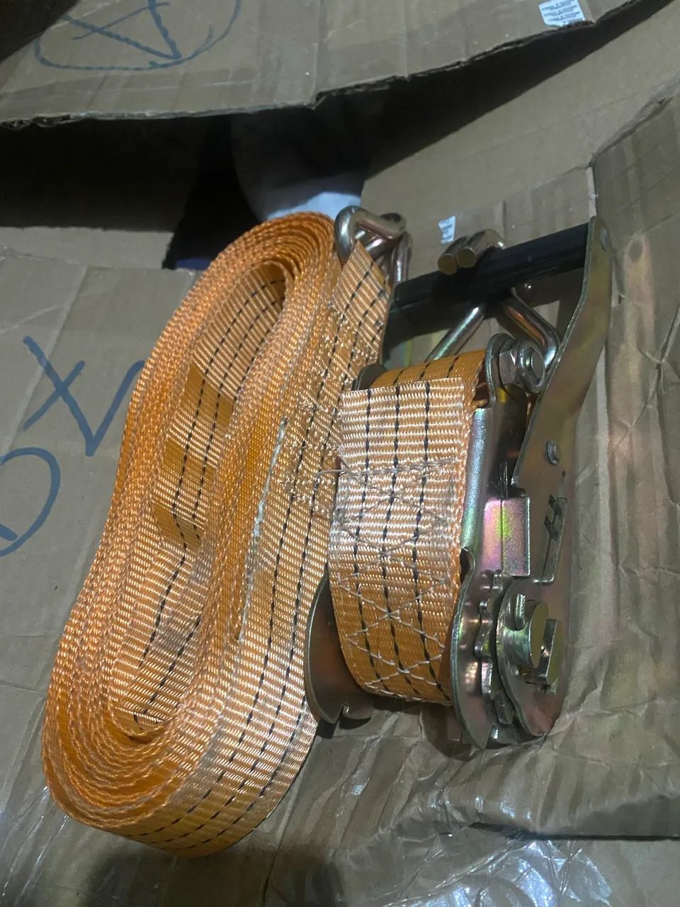 Kit Cinta Amarração Carga Com Catraca