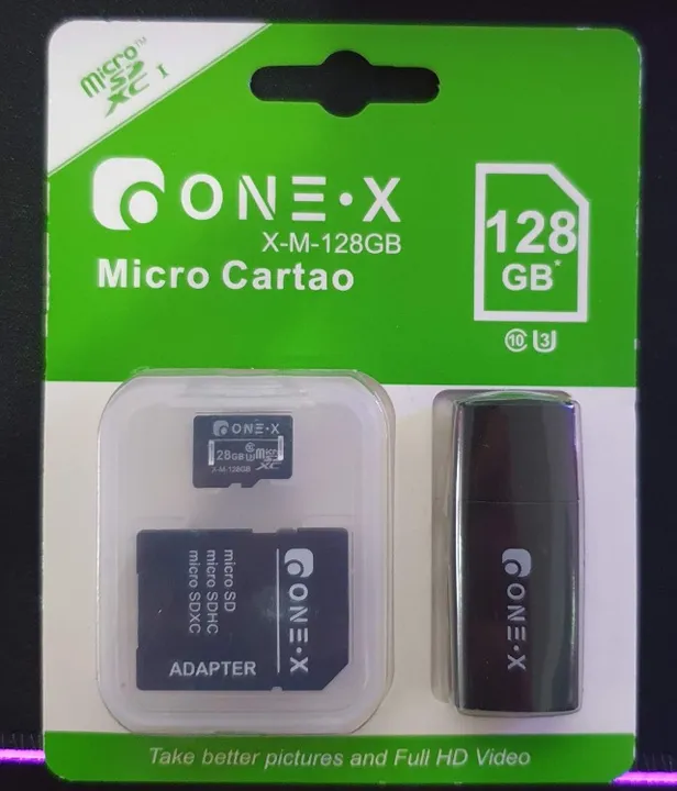 CARTÃO DE MEMORIA onex x-m 128gb