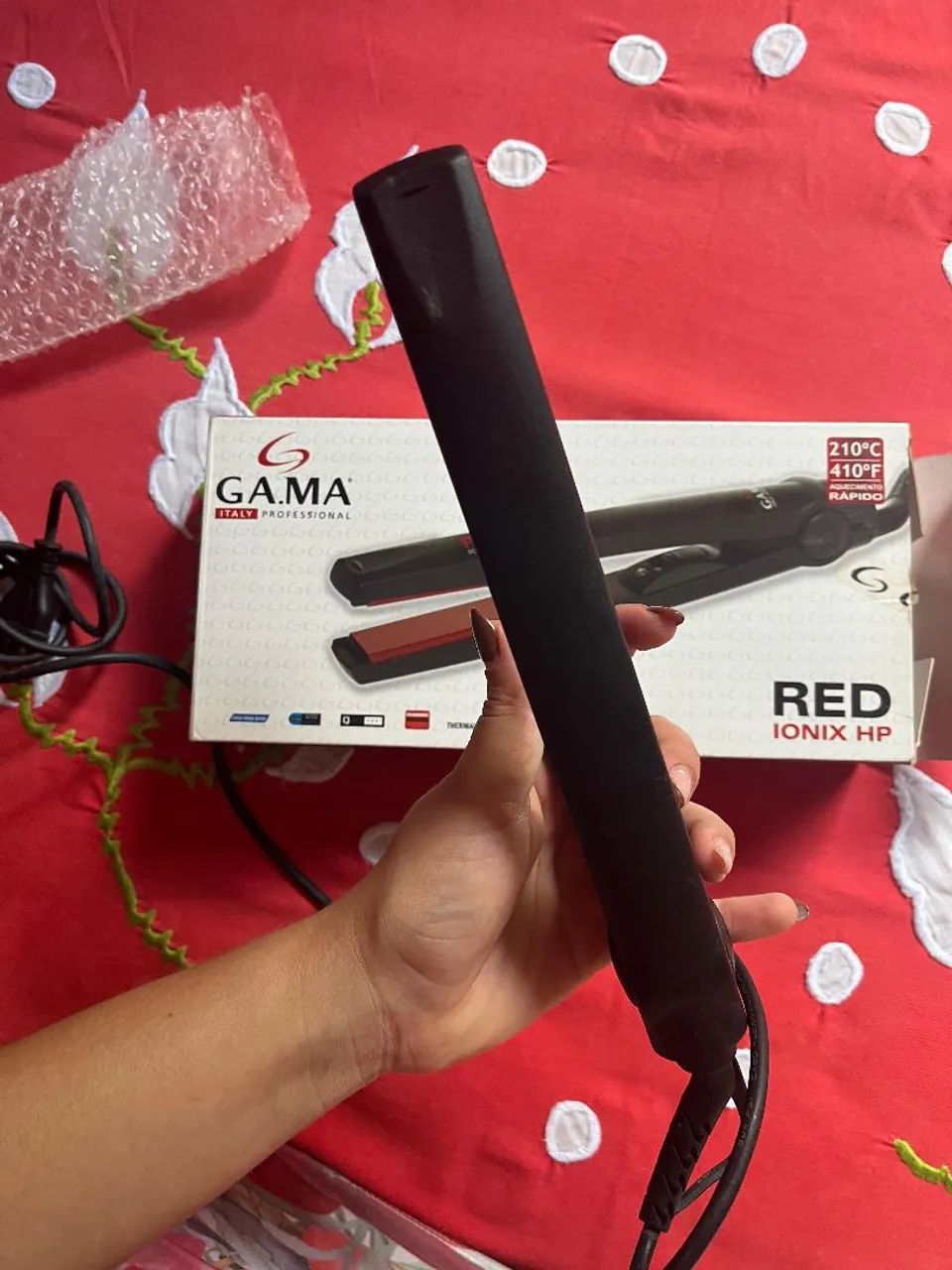 PRANCHA GAMA RED IONIX HP. USADA MAS BEM CONSERVADA - Foto 5