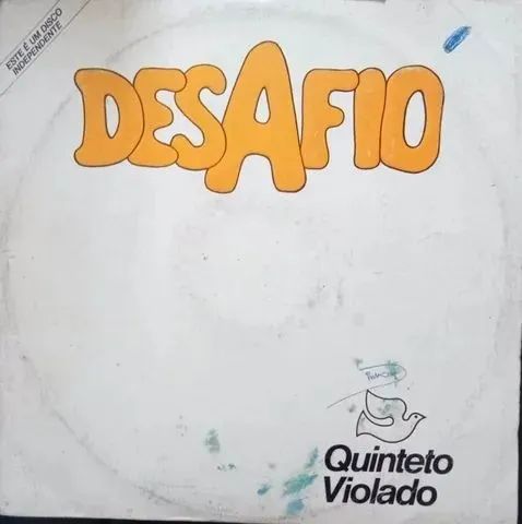 LP-Disco vinil-Quinteto Violado-Desafio-Ano 1981-Com encarte