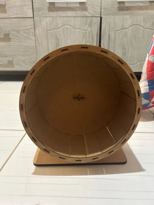 Roda de Hamster de Madeira - Novo