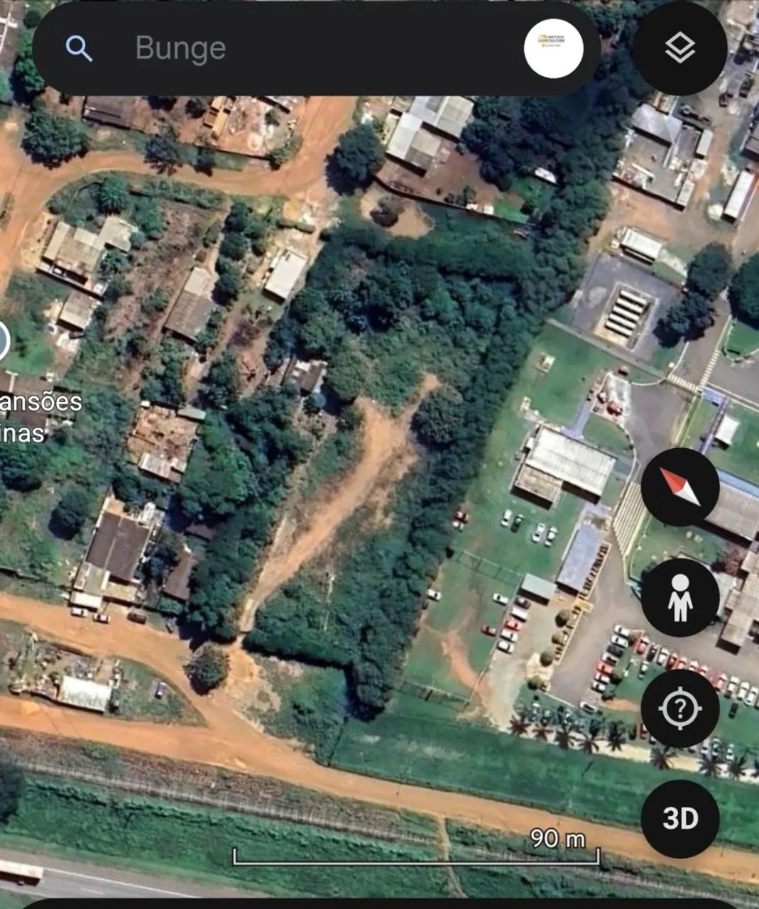 Vendo lote escriturado ao lado da bunge luziania, frente pra BR 040. - Foto 2