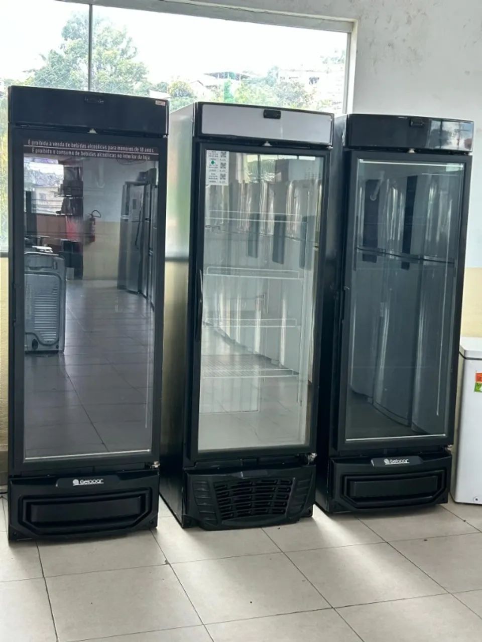 Freezer vertical expositor 570L Gelopar (220v) GFA-57 LP  Freezer novo!! 