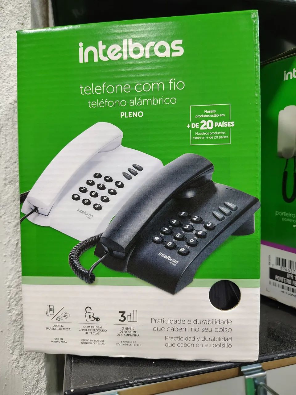 Telefone Fixo Intelbras Pleno - Novo e Lacrado! - Foto 4