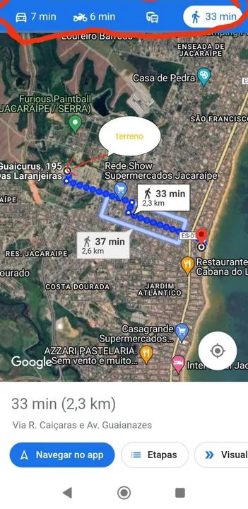 foto - Serra - Balneário de Carapebus
