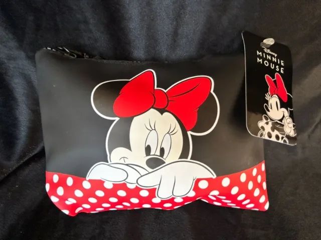 Necessaire Retangular Minnie Assinatura -  Disney