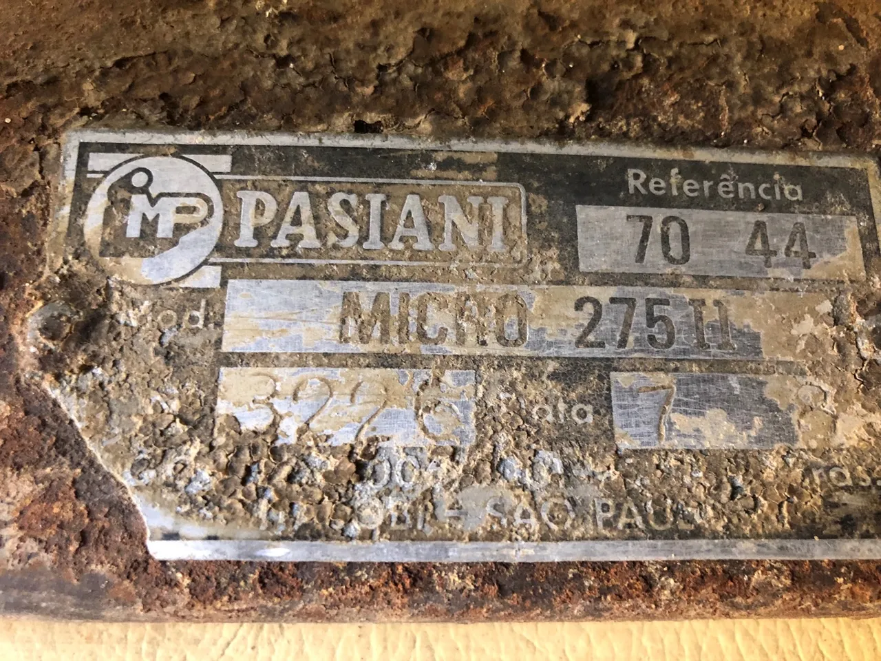 Cilindro industrial Pasiani Micro 275