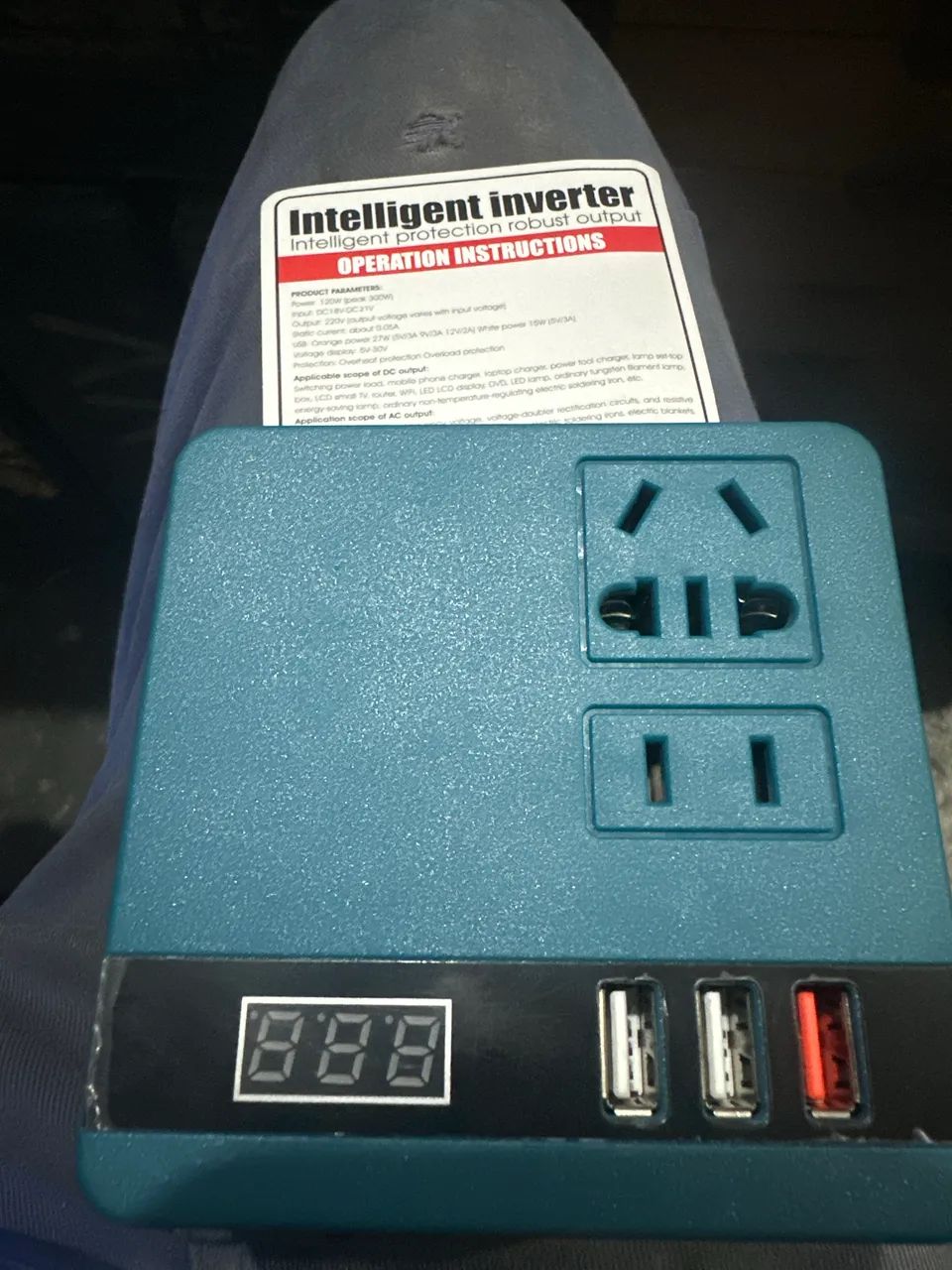 Inverter multifuncional 21v para 220v power 120W 