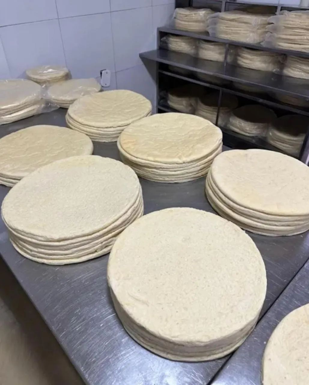 Massas pré assada pizza