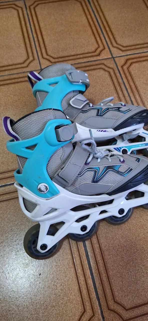 Patins Roller Ajustável + Acessórios 