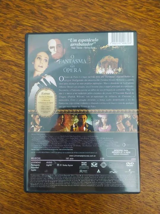 Filme O Fantasma Da Opera  - Foto 2