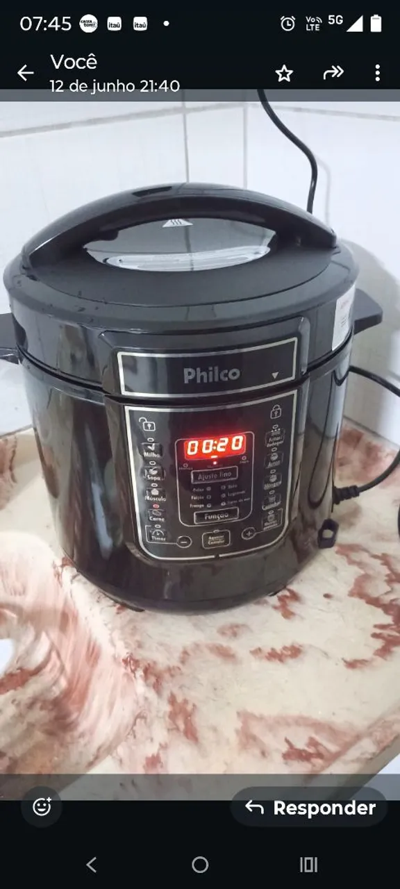 Panela de pressão elétrica Philco